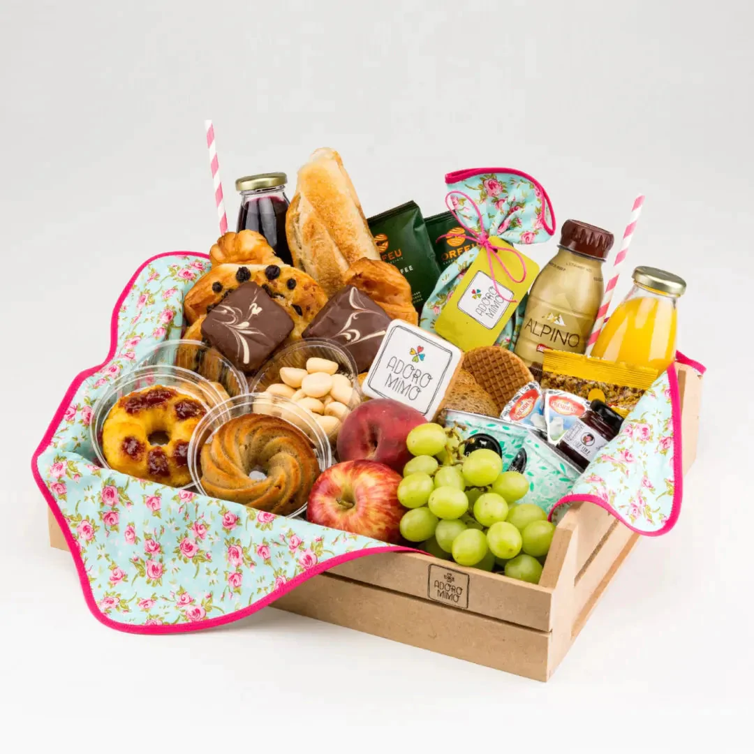 Café da Manhã CASAL (caixote claro) - Imagem 2