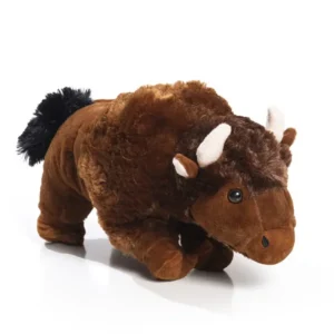 Bisão de Pelúcia 30 cm - Búfalo Marrom