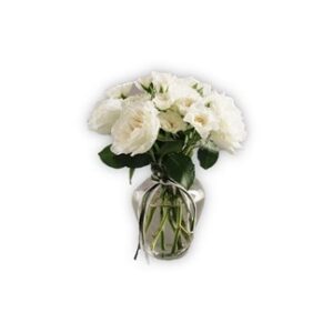 Arranjo de Lisiantos para presentes de condolências