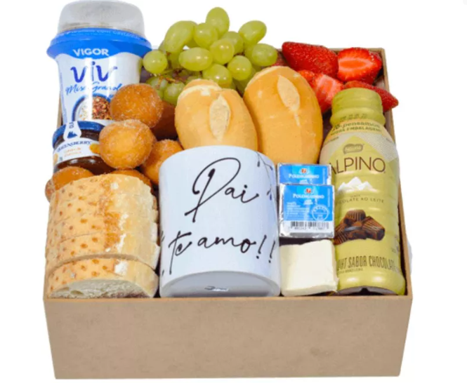 Cesta Box Café Manhã para Pai